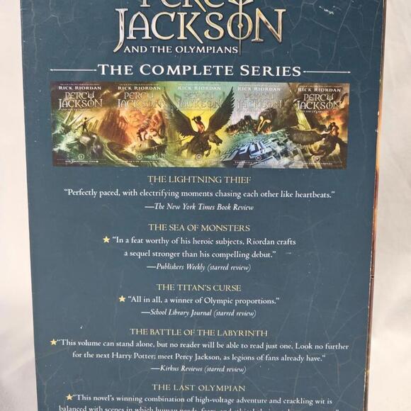 Percy Jackson and the Olympians 5 Book Paperback Boxed Set - Picture 3 of 7